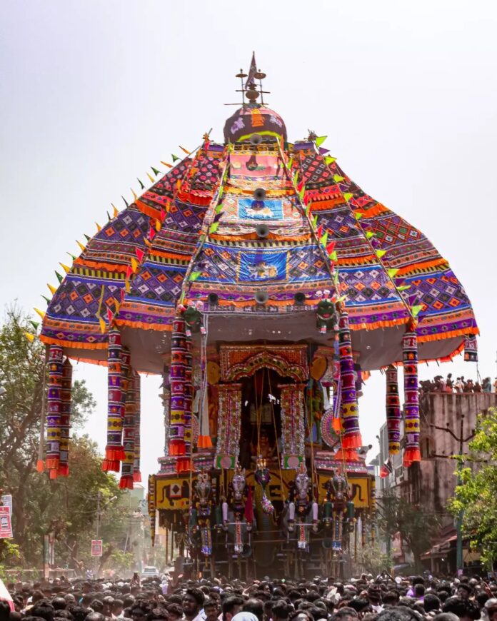 திருவாரூர் ஆழித்தேர் 350 டன் உலகப் புகழ்பெற்ற தேர்