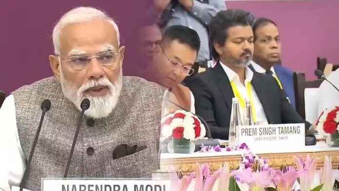 நிதி ஆயோக் கூட்டத்தில் முதல்வர் விஜய் நீட் விலக்கு சென்னை கன்னியாகுமரி அதிவேக ரயில் கோரிக்கை