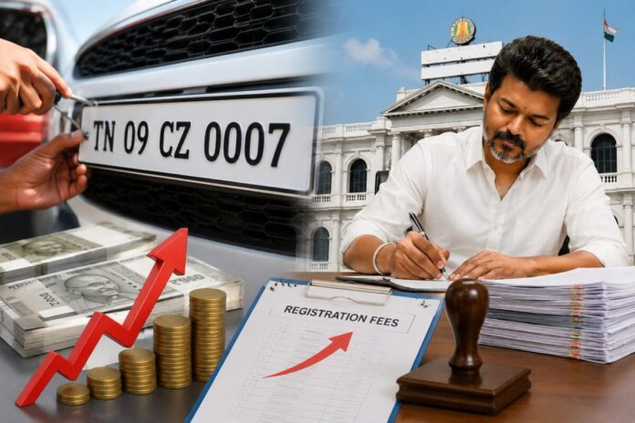 வாகன பேன்சி எண் கட்டணம் அதிரடி உயர்வு: தமிழக அரசு புதிய உத்தரவு!