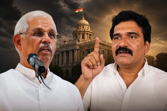 அமைச்சர் நிர்மல்குமார் ஆளுநர் ஆய்வு