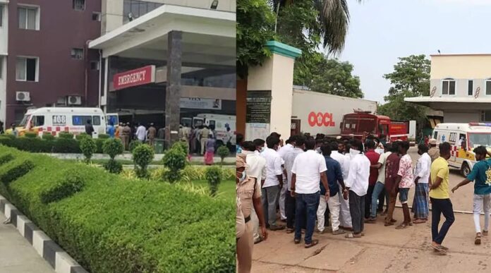 திருவள்ளூர் அமோனியா வாயு அகற்றும் பணி
