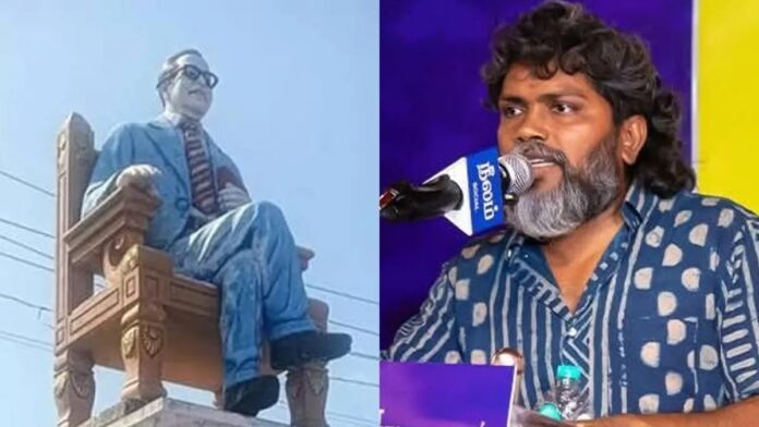 சேலம் அம்பேத்கர் சிலை பா ரஞ்சித் விஜய்